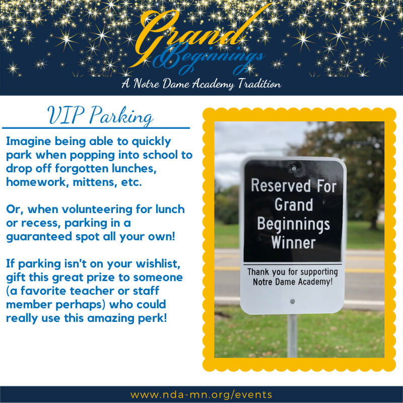 GB 2022 VIP Parking Spot