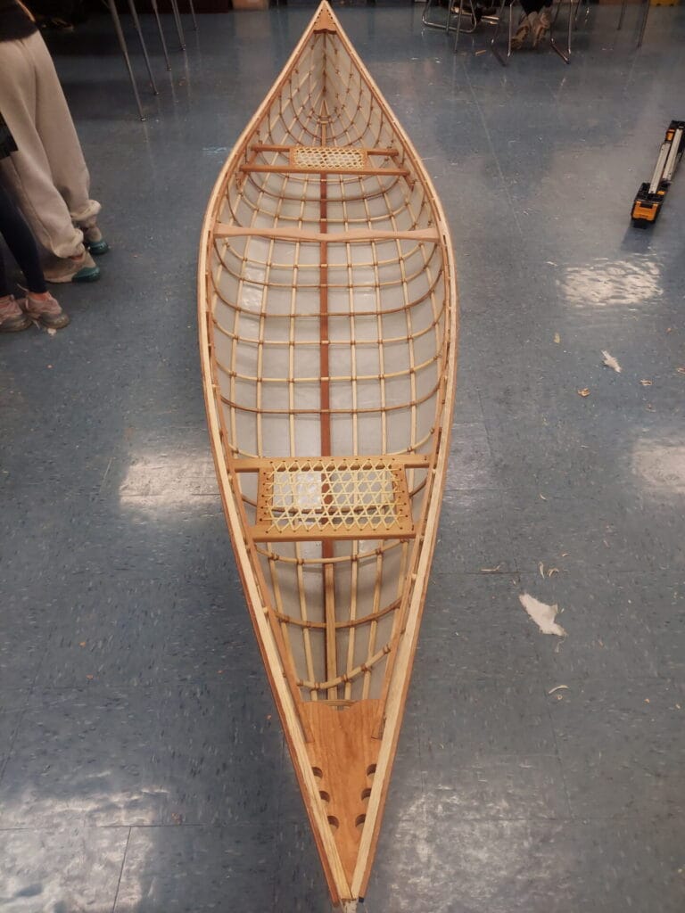 NDA built a canoe!